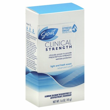 SECRET Clinical Strength Light & Fresh Advanced Solid Antiperspirant Deodor 586692